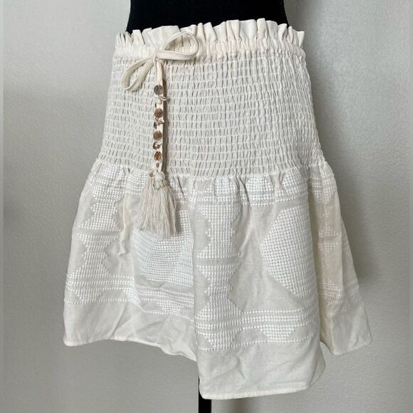 NWT Zara Linen Blend Short Skirt - Picture 3 of 12